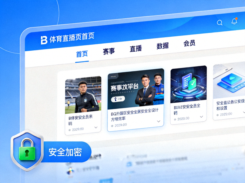 B体育官方网站首页界面截图 - 展示安全锁标志和清晰的导航栏