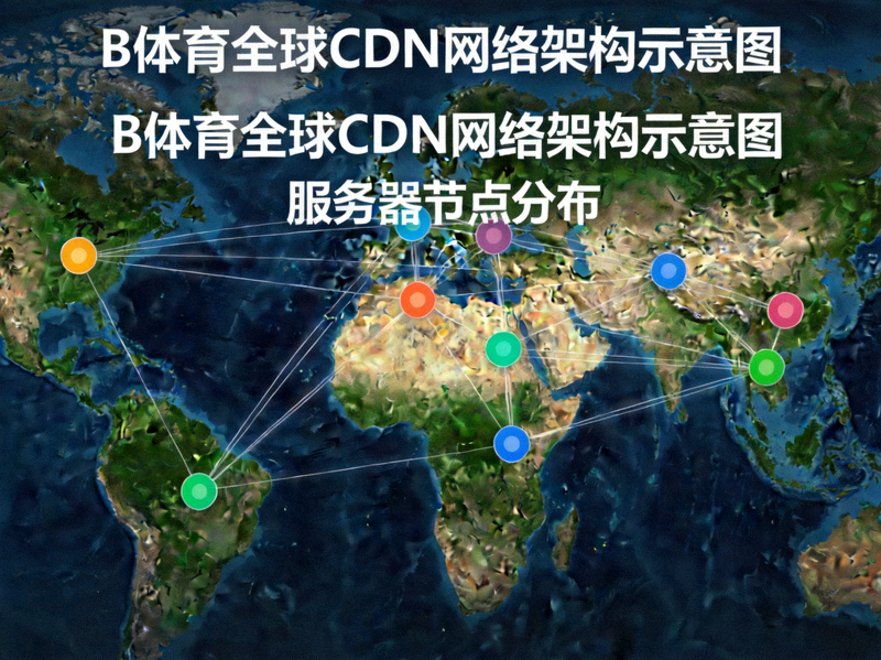 B体育全球CDN网络架构示意图 - 展示服务器节点分布