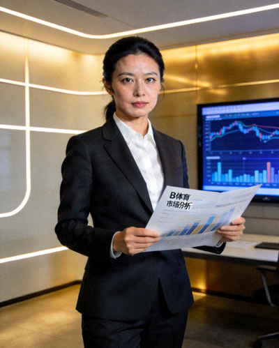 B体育首席营销官陈曦女士肖像 - 干练的市场战略家形象
