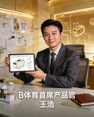 B体育首席产品官王浩先生肖像 - 富有创造力的产品设计师形象