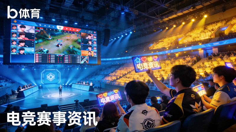 B体育平台电竞赛事资讯配图 - 电竞比赛现场屏幕与观众