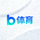 b体育官网品牌标志图标，蓝青渐变配色的体育平台标识
