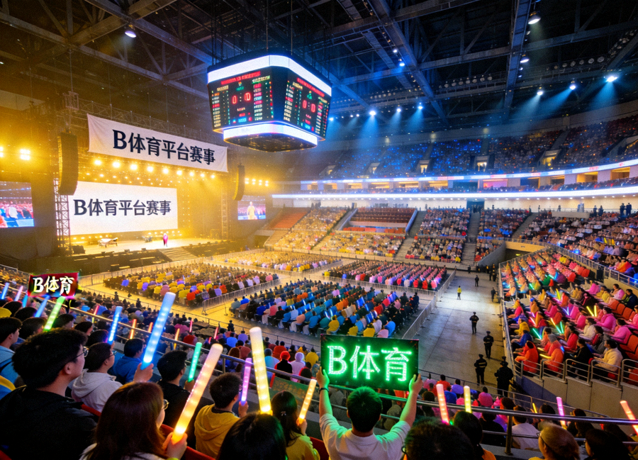 B体育平台赛事场馆全景照片 - 大型体育场内座无虚席的观赛氛围
