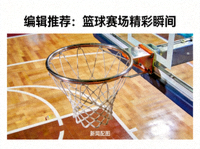 篮球架与球场地面 编辑推荐新闻配图